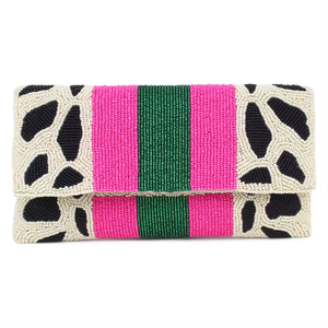 Monedero y Bolsa de Diseño de Enfermera con Bordado de Cuentas de Semillas para Regalo, Bolsa Bordada con Cuentas de Semillas de Diseño Personalizado - Product Image 2
