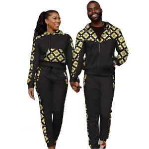Survêtements personnalisés OEM pour couples, vente chaude, sweats à capuche zippés imprimés par sublimation, survêtements unisexes pour le jogging et les sports - Product Image 1