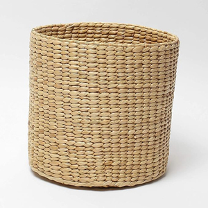 Shiny Finished Round <b>Basket</b> Handmade Woven Rattan Fruit Serving <b>Basket</b> Tabletop Decoration Kitchen Ware Home Office Decoration - Product Image 5