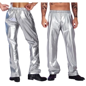 Pantalones Metálicos para Hombre, Disfraces para Fiestas Temáticas <span class=keywords><strong>de</strong></span> Jazz, Actuaciones <span class=keywords><strong>en</strong></span> Escenario, Fiestas Rave, Cosplay, <span class=keywords><strong>Clases</strong></span> <span class=keywords><strong>de</strong></span> Baile, Eventos <span class=keywords><strong>de</strong></span> Club - Product Image 5