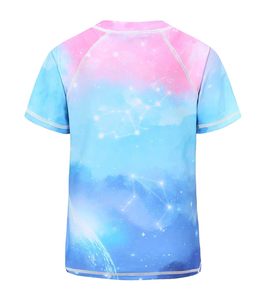 เสื้อว่ายน้ำผู้ชาย ป้องกันแสงแดด ผ้าถักลาย 3 มิติ แห้งเร็ว ระบายอากาศได้ดี พิมพ์ลายแบบซับลิเมชั่น เสื้อยืด 100% - Product Image 5