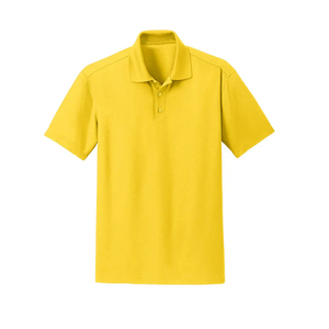 <b>Men's</b> <b>Yellow</b> Short Sleeve Polo <b>Shirt</b> Solid Color Cotton Pique Knitted Casual Breathable Regular Fit Button Design polo <b>shirt</b> - Product Image 4