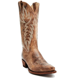 Botas Vaqueras de Cuero Bordadas a Mano de Primera Calidad - Botas Largas Occidentales Personalizadas al por Mayor para Hombre y Mujer - Product Image 1