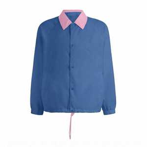 เสื้อแจ็คเก็ตกันลมแบบมีปกไล่เฉดสี ปักลายอย่างเป็นทางการ ทรงสปอร์ตมาตรฐาน แบบยูนิเซ็กส์ สำหรับฤดูหนาว แบบโค้ช  สามารถใส่กลับด้านได้ - Product Image 4