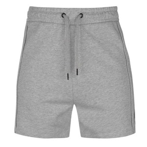 Shorts amples et respirants en coton stretch 100 %, couleur avoine clair/foncé, grande taille, unisexe, pour homme, avec poches – Vente directe usine - Product Image 5