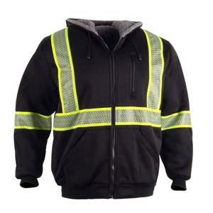 Chaqueta de Trabajo de Alta Visibilidad, Resistente al Viento, Transpirable, con Protección Contra Incendios, Reflectante, para Obras de Construcción, con Capucha, Impermeable - Product Image 1