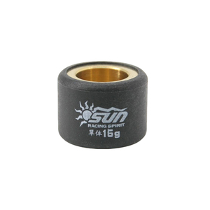SUN Racing Nuevos Rodillos Variadores de Latón de 20x15mm 16G para Transmisión CVT de Scooter PCX/CLICK125i/SKYDRIVE125, para Reequipamiento/Actualización - Product Image 2