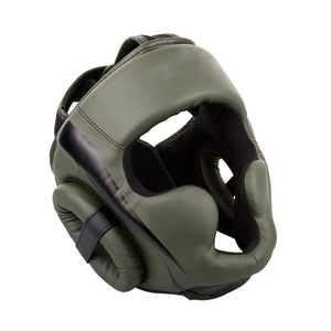 Casque de protection Muay Thai en cuir PU personnalisé pour la boxe, le grappling, les arts martiaux et l'entraînement au kickboxing - Product Image 2