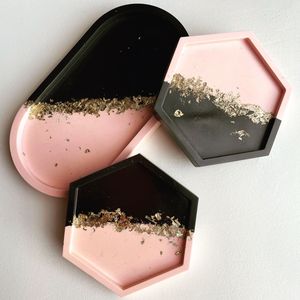 Oval and Round Resin Trays for <b>Serving</b> Snacks and <b>Beverages</b> <b>Beverage</b> <b>Serving</b> <b>Sets</b> - Product Image 3