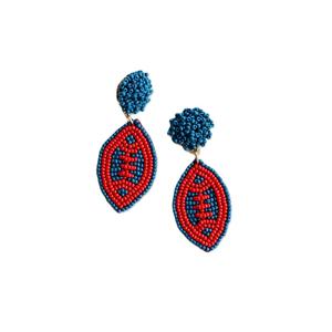 Pendientes de cuentas de semillas de primera calidad, diseño único, pendientes étnicos tradicionales con cuentas de semillas, arte hecho a mano - Product Image 3