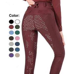 Pantalones de equitación para mujer, leggings de silicona para montar a caballo, pantalones de equitación, ropa de equitación femenina - Product Image 1