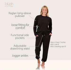 Conjunto de Sudadera con Capucha Oversize y Pantalones de Chándal de Forro Polar Premium para Mujer, Conjunto Deportivo de Sudadera con Capucha y Pantalones de Chándal para Mujer - Product Image 2