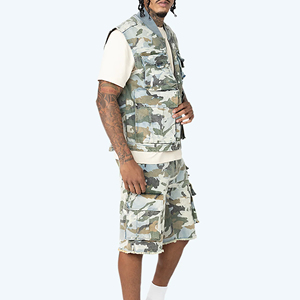High Quality Light Wash Summer Quick Dry Breathable 100% Cotton Outdoor <b>Men</b> Denim Shorts Best Selling Bulk Quantity - Product Image 6