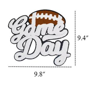 Parches de chenilla de tela de sarga al por mayor, adhesivos termoadhesivos con purpurina dorada de Ghost Face para ropa y bolsos 2026 - Product Image 4