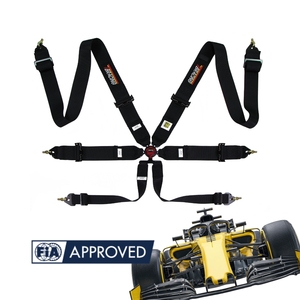 Track Racing TBRACING ECO 6 Point Harness FIA 8853 2016 Approved 3 Inch Shoulder <b>Strap</b> Custom Logo OEM ODM Factory - Product Image 2