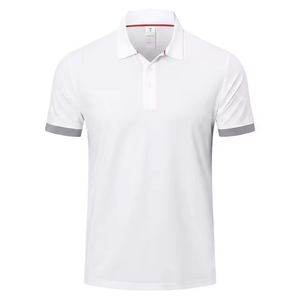 Camisas Polo Personalizadas para Hombre, Paquete Múltiple, Camisas de Golf Casuales Lisas, Manga Corta, Ribete en Contraste, Polos Deportivos - Product Image 3