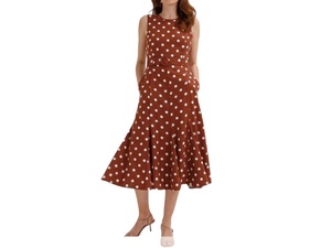 Nuevo Vestido Midi de Verano Coreano con Forro de Algodón, Estilo Casual, Color Caramelo, Estampado Floral, Estilo Y2K, Vacaciones, Bohemio, Playa, Lavable, Natural - Product Image 4