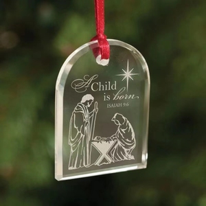 Ornement de Noël en <span class=keywords><strong>verre</strong></span> cristal transparent 2026 – Décoration suspendue en cristal K9 pour le bricolage, la gravure laser et la décoration de sapin de Noël - Product Image 3