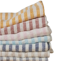 TEXOCRAFT TEXO102 Nappe carrée de luxe faite à la main en lin brodé floral, écologique, pour mariages et dîners