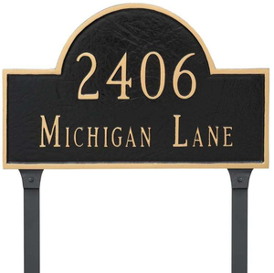 ป้ายสวนอะลูมิเนียมทองเหลืองสำหรับตกแต่งสวนกลางแจ้ง บ้าน คุณภาพสูง ผลิตในอินเดีย ขายส่ง ปี 2023 - Product Image 1