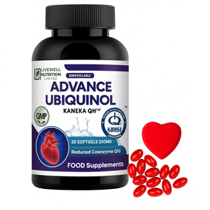 Kaneka Ubiquinol QH 200mg Coenzyme Q10 Réduit en Gélules Molles 30 Comprimés Supplément Cardiaque Biodisponible - Product Image 1
