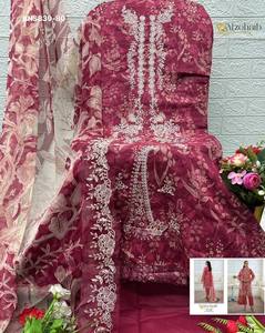 Salwar Kameez de Algodón de Primera Calidad con Estampado y Parches, con Dupatta, Nueva Colección, Compra en Línea en India - Product Image 5