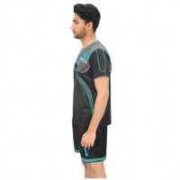 Blaze-Maillot de Football Unisexe à Séchage Rapide OEM Vente en Gros Costume Original Club Ensemble pour Adultes Polyester Fight Wear