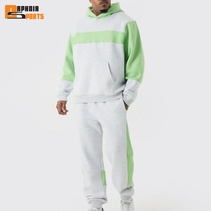 Conjunto Deportivo para Hombre, Modelo 2026, Ecológico, Transpirable, Casual, de Color Sólido, con Paneles de Felpa, Sudadera con Capucha y Pantalones, Estilo Urbano - Product Image 5