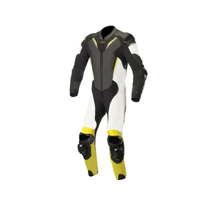 Unisex Motorbike <b>Racing</b> Suit High Quality Leather Breathable Waterproof Quick Dry Protective Motorcycle Gear One Piece Armor - Product Image 4