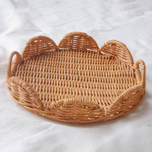 Tray for displaying dry fruit & snack luxury handweave rattan storage trays highest quality - Product Image 6