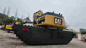 Excavadora Anfibia para Terrenos Pantanosos, Equipo Pesado en Venta, Excavadora Usada 349D - Product Image 2