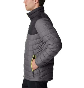 Custom Logo Lightweight Men Quilted Jacket Padded Jacket Color <b>Block</b> Design Warm Outdoor Sports Insulated Winter Wear - Product Image 2