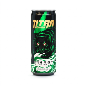 Bebida Energética Certificada HALAL de 250 ml con Sabor Dulce, Brix 10, Color Amarillo, Vida Útil de 24 Meses, Bebida Personalizada de Vietnam - Product Image 1