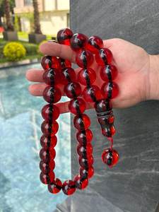 Tasbih de Resina Ecológico Hecho a Mano, Cuentas de Oración Islámicas, Regalo Espiritual, Decoración Pintada a Mano para el Hogar - Product Image 2