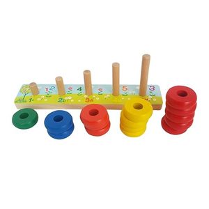 Juguete Educativo de Madera Montessori, Palitos de Cuentas para Clasificar por Color y Contar, Rompecabezas de Aprendizaje Temprano - Product Image 6