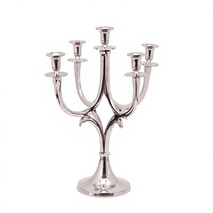 Candelabro de Metal de Diseño Moderno para Decoración del Hogar, Sala de Estar, Hotel, Bodas, Navidad y Pascua, Hecho a Mano - Product Image 1