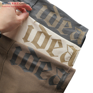 Camiseta personalizada de alta calidad con estampado de moda de verano para hombre, estampado 3D Puff, Unisex, manga corta suelta, algodón, tejido de gran tamaño - Product Image 3