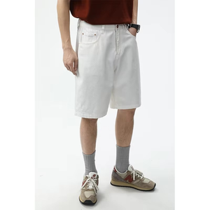 Pantalones Cortos de Pana para Hombre, Estilo Jorts, Largos hasta la Rodilla, Corte Recto, Ajuste Relajado, Shorts de Jean de Verano, Fabricante OEM, 100% Algodón, Color Sólido, Secado Rápido, Estilo Gótico - Product Image 2