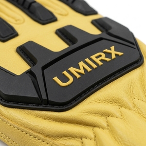 Gants de sécurité en cuir de vache jaune respirants, écologiques, renforcés, antidérapants, compatibles écran tactile, imperméables, pour le soudage et les activités extérieures, personnalisables - Product Image 4
