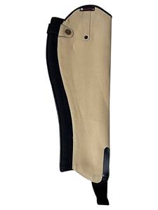 Custom Genuine Leather <b>Half</b> <b>Chaps</b> Western English Equestrian Riding Gaiters Durable Horse Riding Gear LHC-0012 - Product Image 3