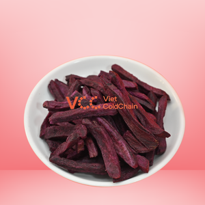 มันเทศม่วงอบกรอบคุณภาพพรีเมียม 100% VF ทอดสุญญากาศ |   ขนมขบเคี้ยวกรอบ ไม่มีน้ำตาลเพิ่ม สุขภาพดี ขายส่ง/OEM - Product Image 2
