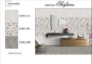 Hot Selling Modern 3D Design 600x600MM Porcelain Ceramic <b>Floor</b> Tiles 8mm Thick Polished Glazed Glossy Metallic Surface Room - Product Image 1