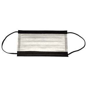 Masques faciaux en tissu non tissé de protection pour la vente directe, avec anneau blanc, masque chirurgical jetable 3 plis pour adulte - Product Image 3