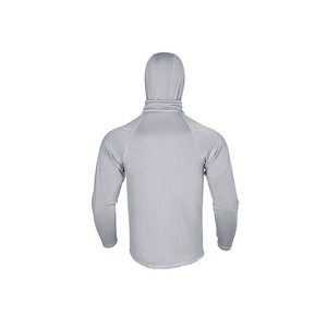 Unisex Long Sleeve Hooded Sun Protection <b>Shirt</b> UPF50+ <b>Polyester</b> Pullover Adult Outdoor Wear - Product Image 2