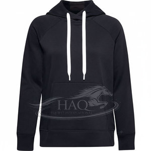 Sweat à capuche en molleton épais surdimensionné pour femme, style streetwear, chaud pour l'hiver, décontracté et tendance, OEM ODM Marque Privée - Product Image 1