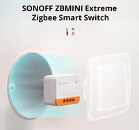 Interrupteur intelligent ZigBee, aucun fil neutre requis, double canal, interrupteur mural intelligent sans fil à 2 voies, commande vocale par application