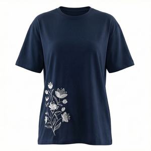 เสื้อเชิ้ตทำงานผู้หญิงมาใหม่ แฟชั่นฤดูใบไม้ผลิและฤดูใบไม้ร่วง ลายพิมพ์ทันสมัย สไตล์ลำลอง ชุดเดรสผู้หญิง ผ้าซาตินปักเลื่อม น้ำหนัก 240 กรัม ผ้าฝ้าย 100% - Product Image 1