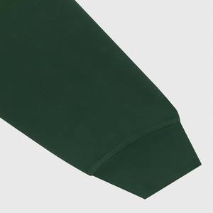 เสื้อแจ็คเก็ตวาร์ซิตี้ผู้ชาย สีเขียวเข้ม ผ้าฟลีซ คอตั้ง สวมใส่สบาย ทรงปกติ ผ้าถักโพลีเอสเตอร์ สีพื้น ปิดด้วยซิป เหมาะสำหรับฤดูหนาว - Product Image 6