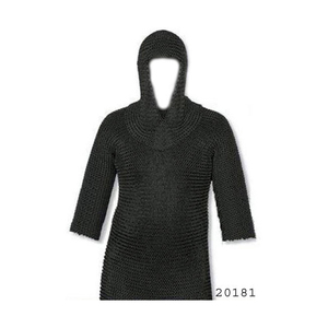 ไวกิ้งเกราะจดหมายโซ่ที่มีเครื่องดูดควันสีดำโบราณ - Product Image 4