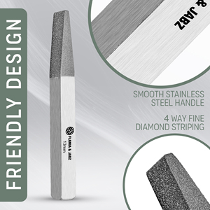 High Quality Stainless Steel Metal Stripping Stones Pet <b>Nail</b> <b>File</b> Premium Pet Grooming Product 13MM - Product Image 4
